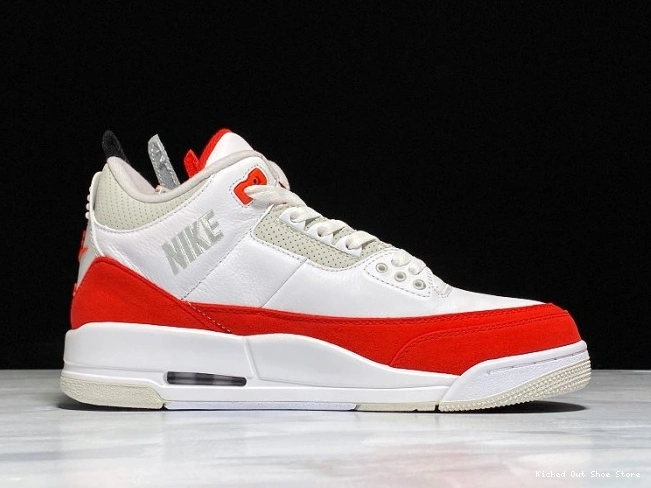 Kicked Out Shoe Store University Tinker 3 White Air Red Jordan Retro CJ0939-100 0801